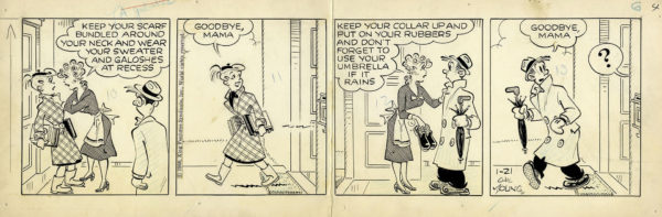 Chic YOUNG — Blondie — 21 January 1960