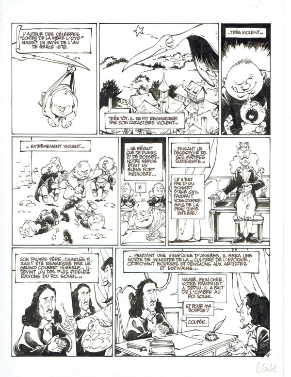CLARKE — Sales petits contes — Charles Perrault - Récit complet en 4 pages