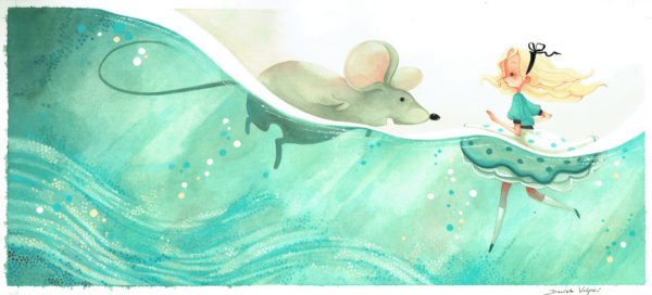 Daniela VOLPARI — Alice’s adventures in Wonderland — Alice and the mouse