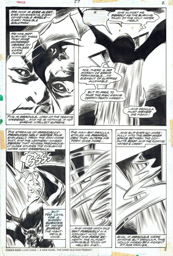 Gene COLAN — Tomb of Dracula — Issue 27 — Page 2