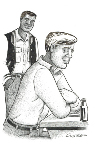 Stuck Rubber Baby  Illustration - Toland & Les Comic Art
