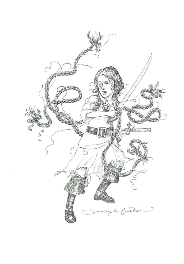 Jeremy BASTIAN | Cursed pirate girl — Illustration — Page 
