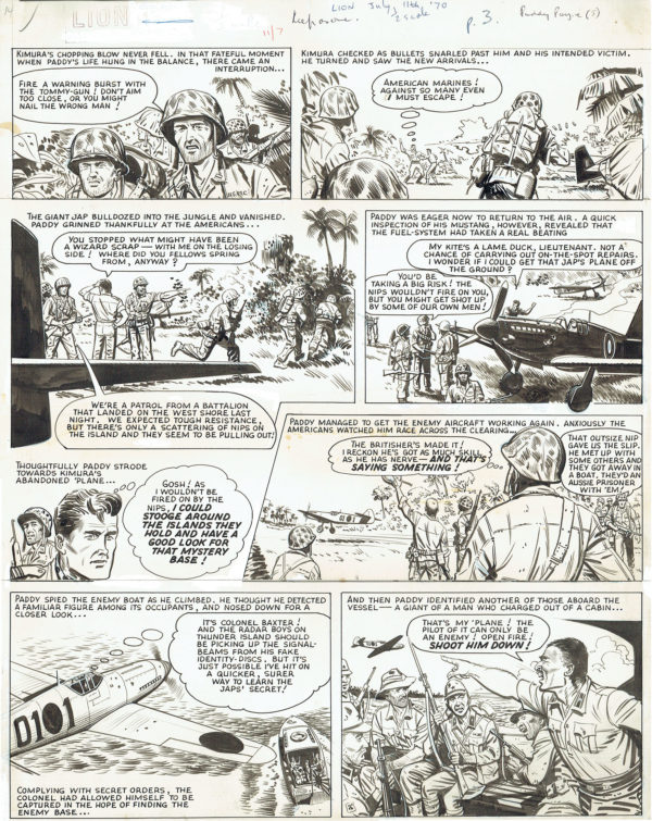 Joe COLQUHOUN — Paddy Payne warrior of the skies — 11 July 1970