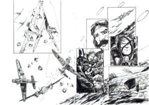 Out of the blue  Issue 6  Page 16 & 17 Comic Art