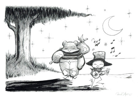 Renaud DILLIES | Abélard — Illustration "Abélard et Gaston" — Page 