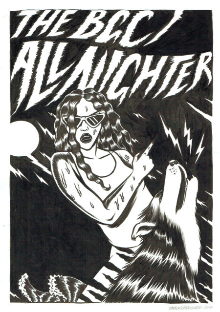 Tracy CHAHWAN | Illustration originale — Beirut Groove Collective – The Allnighter — Page 