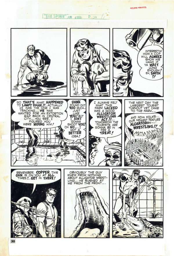 Will EISNER — The spirit — 4 juin 1950 - Alligator Farm — Page 6