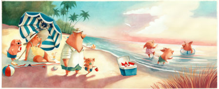 Daniela VOLPARI | I love you — Les cochons à la plage — Page 