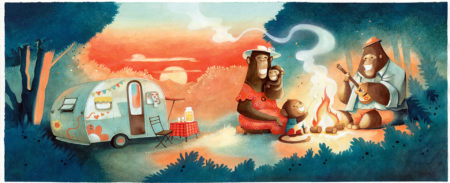 Daniela VOLPARI | I love you — Les singes campent en forêt — Page 
