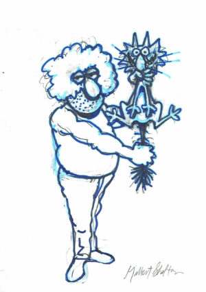 Fat Freddy�s Comic and Stories � Issue 1 - Cover prelim Comic Art