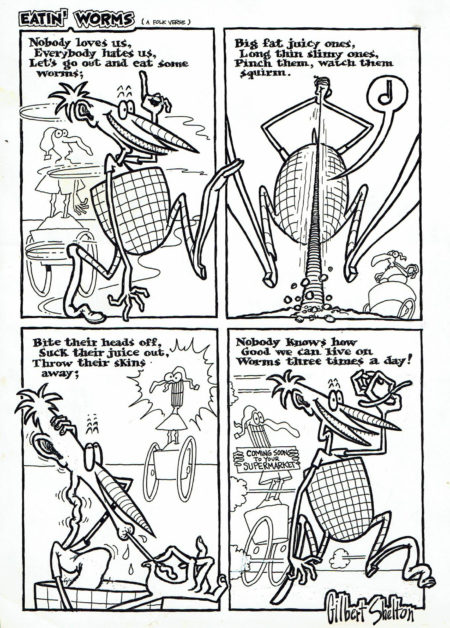 Gilbert SHELTON | Eating worms — Page 