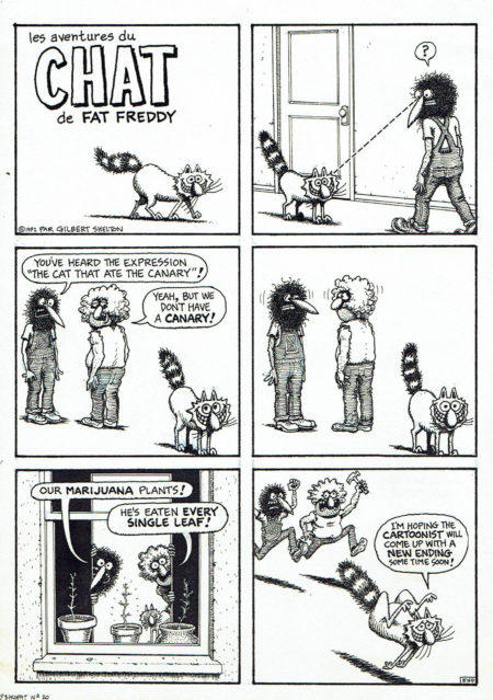 Gilbert SHELTON | Fat Freddy’s Cat — Marijuana plants — Page 