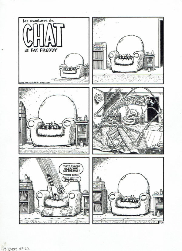 Gilbert SHELTON — Fat Freddy’s Cat — Exercise