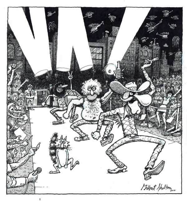 Gilbert SHELTON — The Fabulous Furry Freak Brothers — French Collected edition - Book 2 - Cover