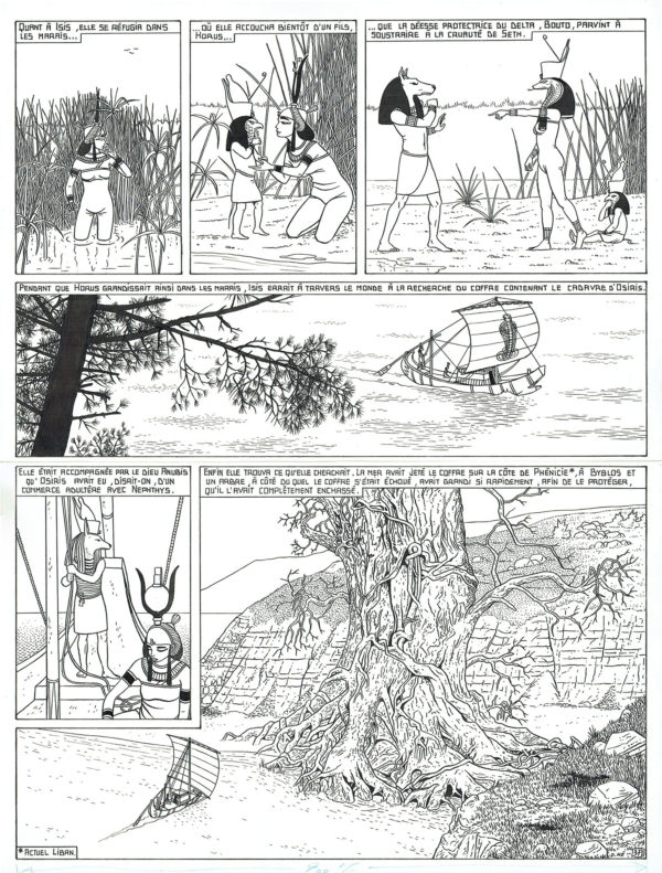 Dominique HE | Marc Mathieu — Tome 2 - Le faucon de Mû — Page 37