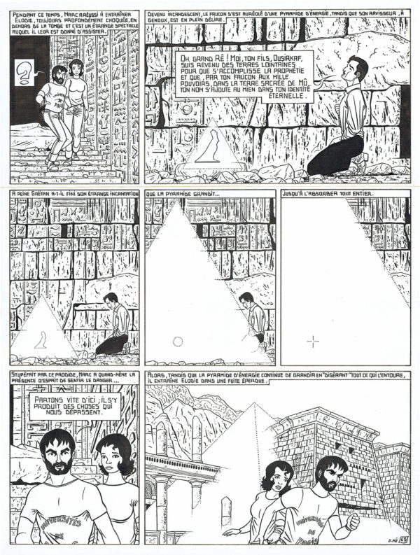 Dominique HE | Marc Mathieu — Tome 2 - Le faucon de Mû — Page 65