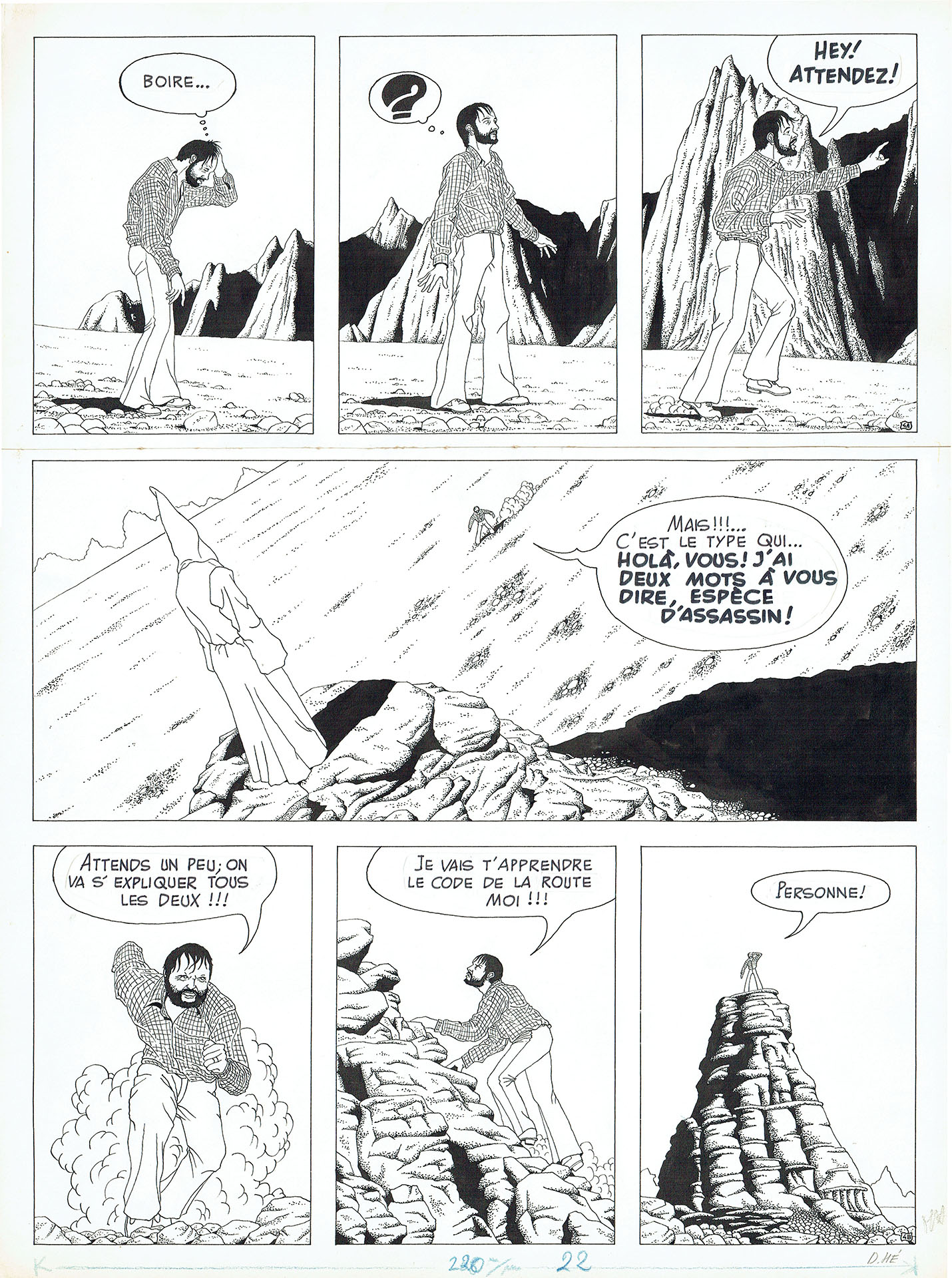 Dominique HE — Voyages — Tome 1 - Jusqu'à plus soif (Pilote/Jean Giraud) — Page 4