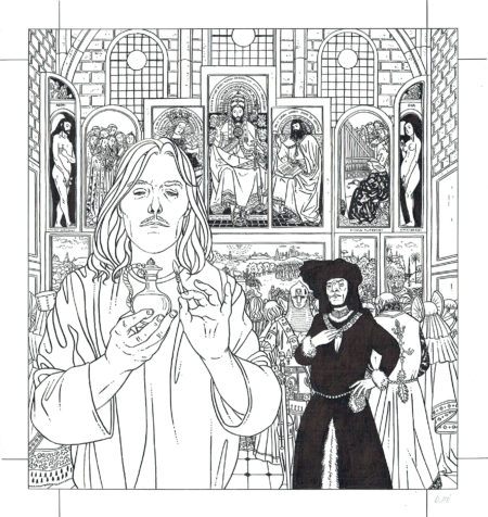 Dominique HE | Les Grands Peintres — Couverture - Jean Van Eyck - Tome 1 — Page 