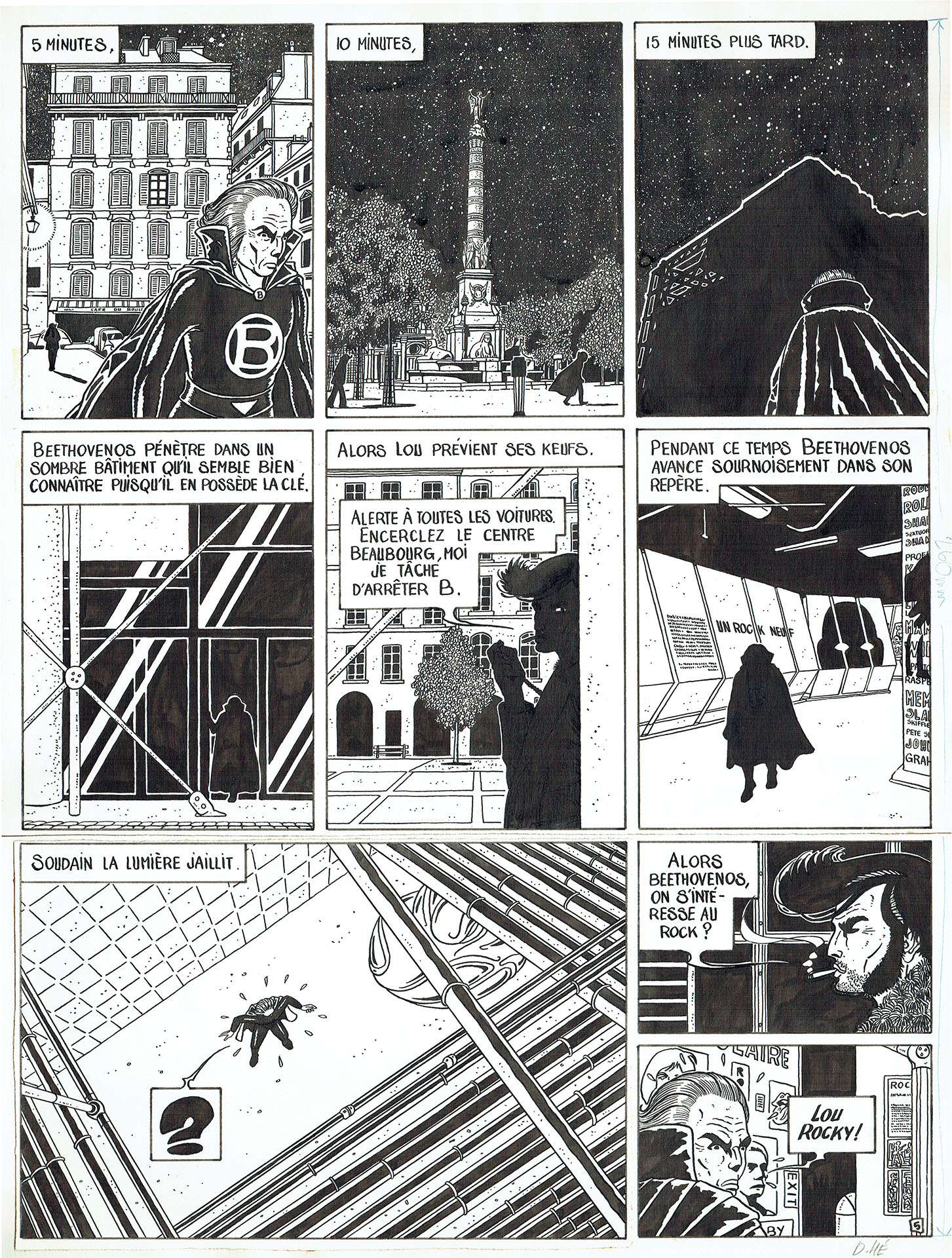 Dominique HE — Voyages — Tome 2 - Lou Rocky - Le vol de la santiag (Métal Hurlant) — Page 5