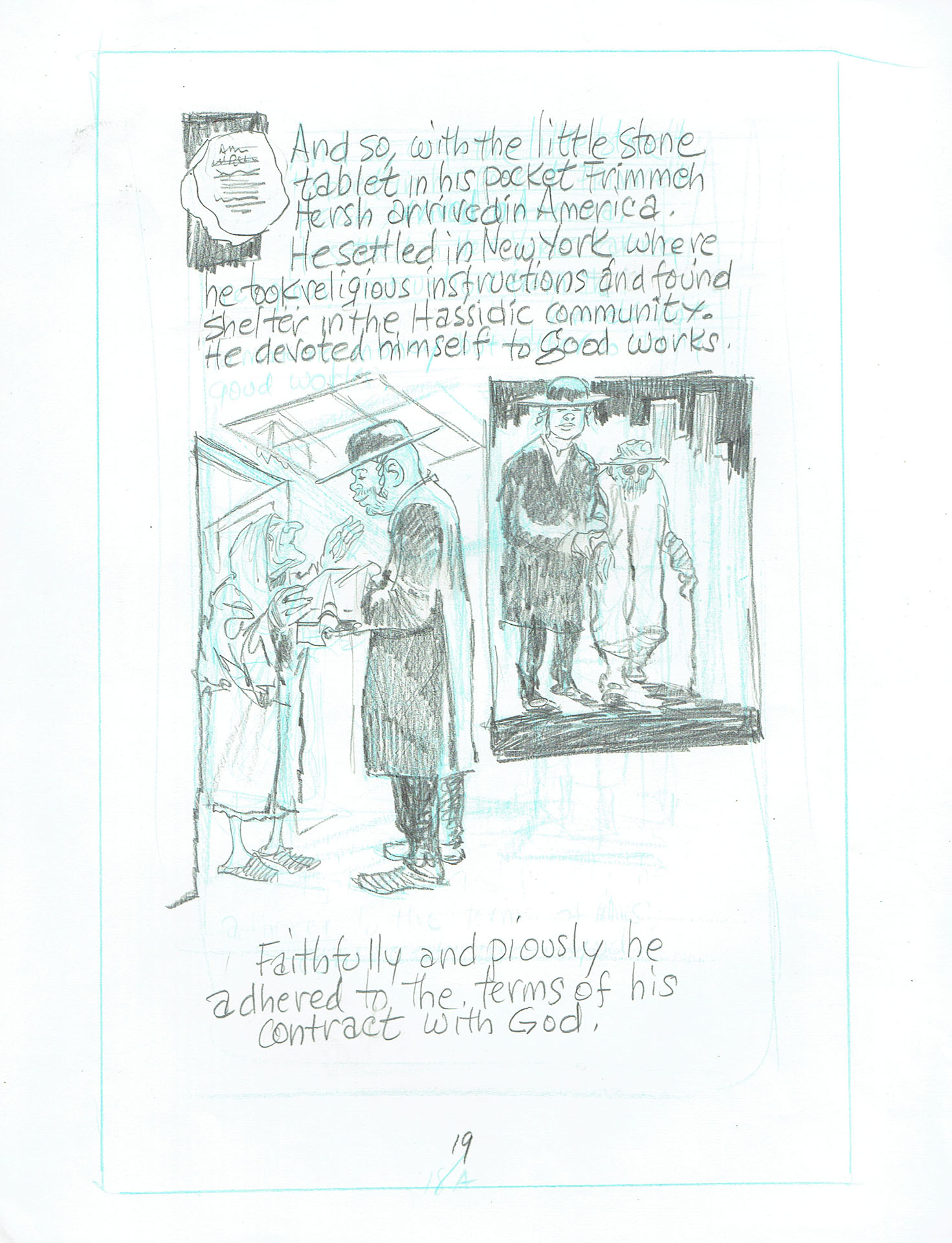Will EISNER — Un pacte avec Dieu — Chapitre 1 : A contract with God — Page 17 Will EISNER — Un pacte avec Dieu — Chapitre 1 : A contract with God — Page 17