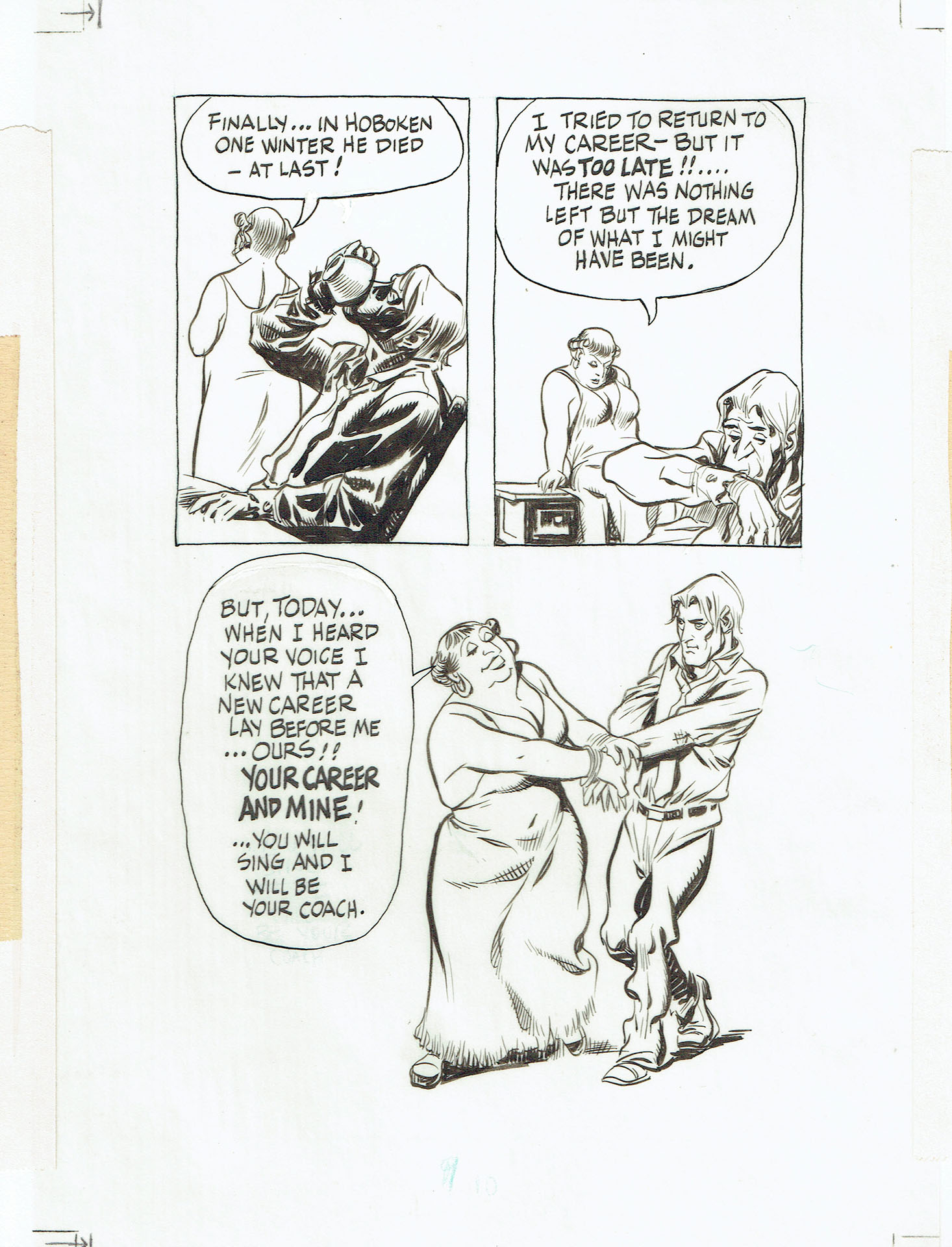 Will EISNER — Un pacte avec Dieu — Chapitre 2 : The street singer — Page 10 Will EISNER — Un pacte avec Dieu — Chapitre 2 : The street singer — Page 10