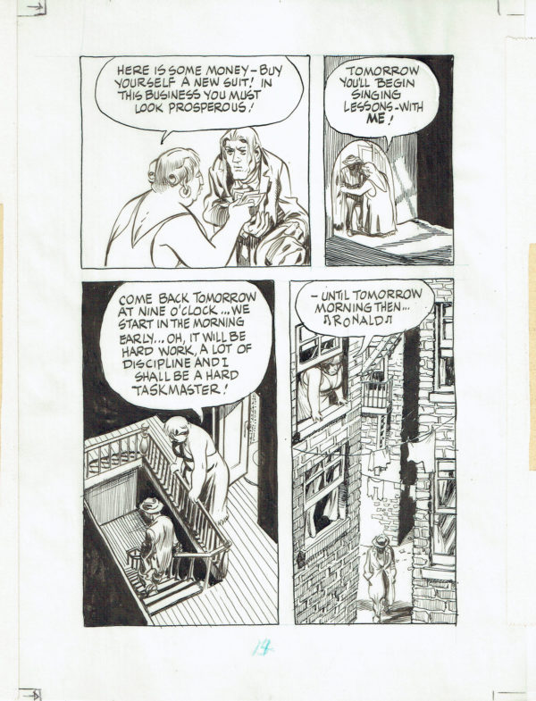 Will EISNER | Un pacte avec Dieu — Chapitre 2 :  The street singer — Page 14