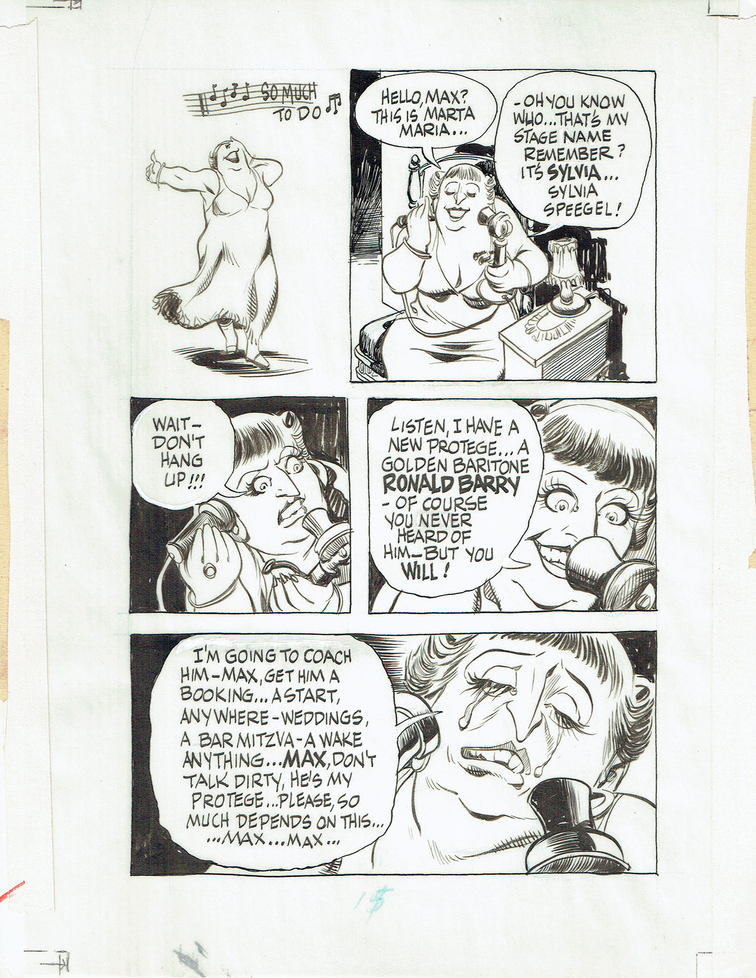 Will EISNER — Un pacte avec Dieu — Chapitre 2 : The street singer — Page 15 Will EISNER — Un pacte avec Dieu — Chapitre 2 : The street singer — Page 15