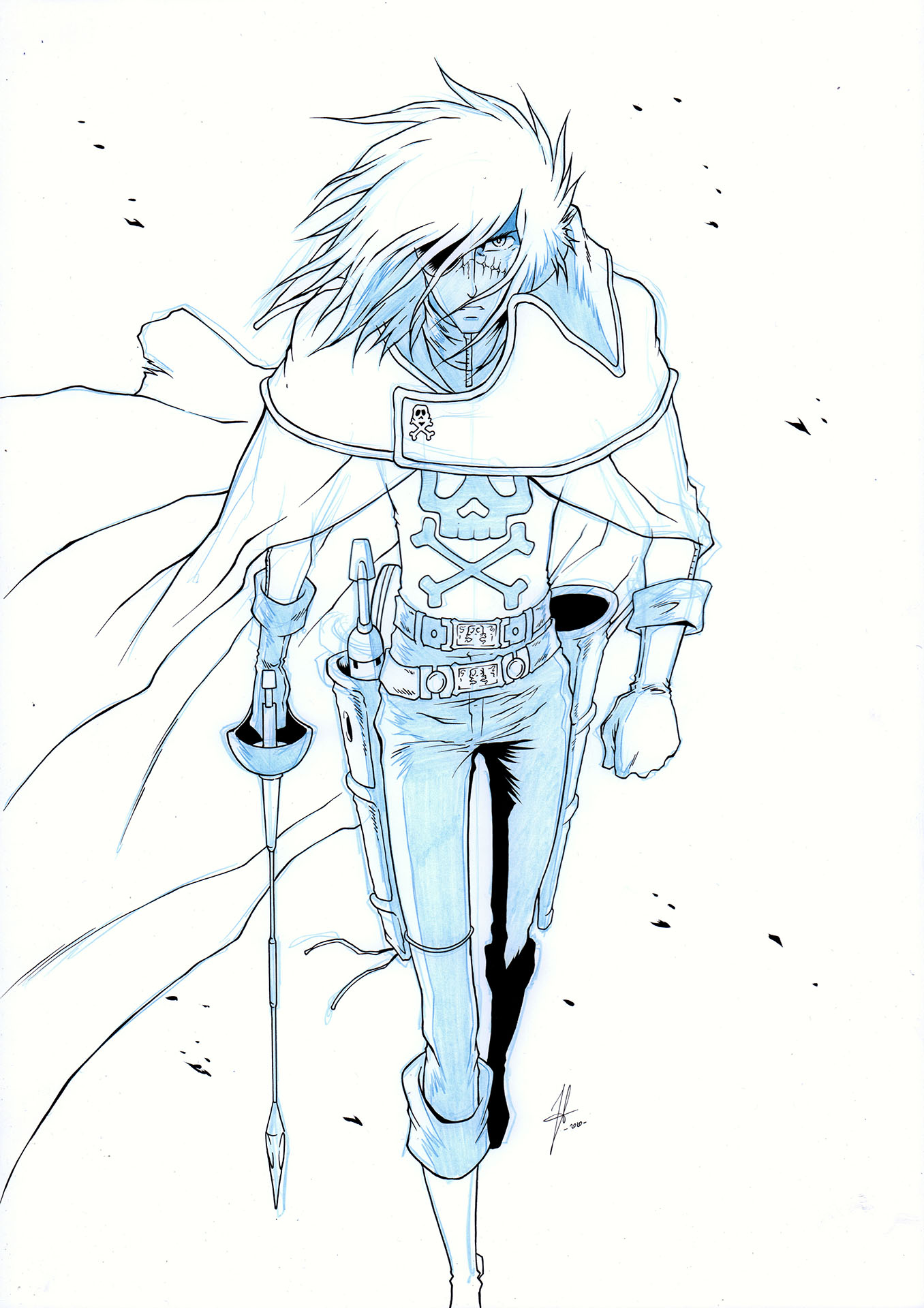 Jérôme ALQUIE — Space Pirate Captain Harlock – Memories of the Arcadia — Issue 3 — Page 18 panel 2