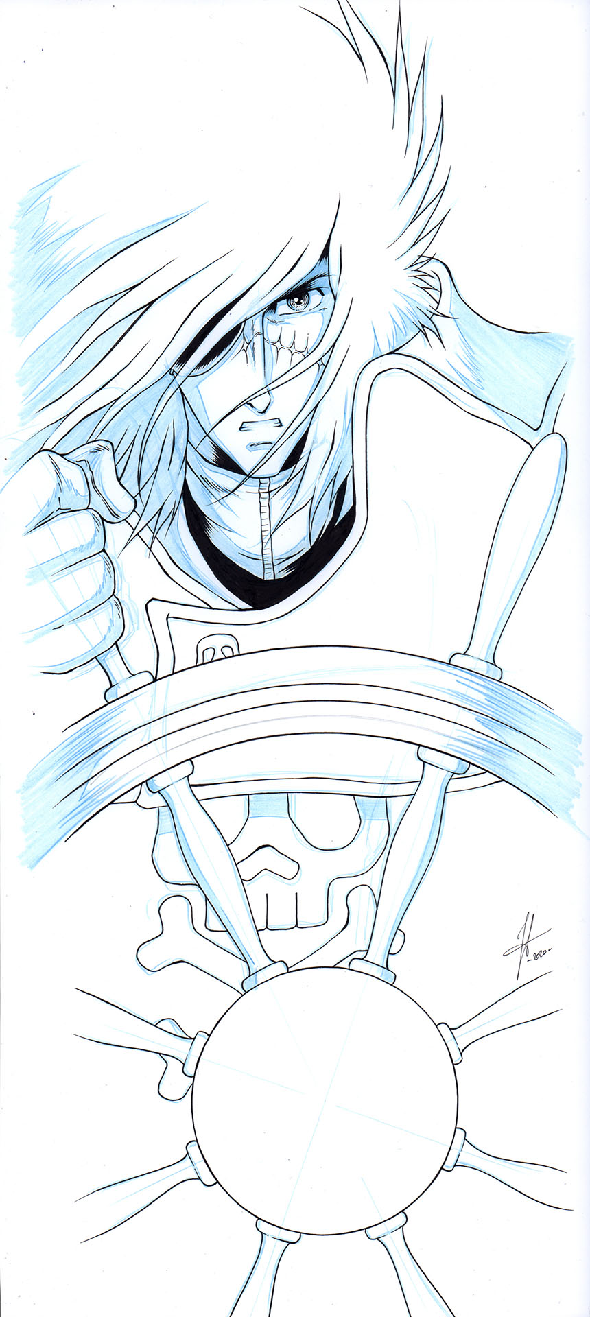 Jérôme ALQUIE — Space Pirate Captain Harlock – Memories of the Arcadia — Issue 3 — Page 32 panel 10