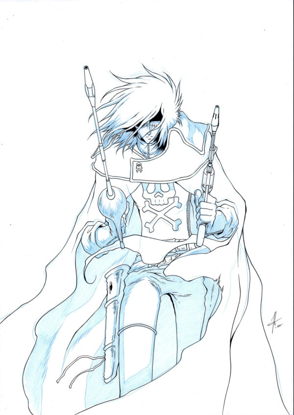 Jérôme ALQUIE — Space Pirate Captain Harlock – Memories of the Arcadia — Issue 3 — Page 41 panel 4