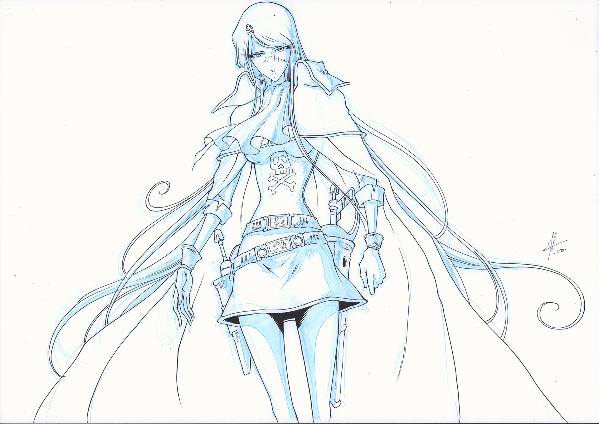 Jérôme ALQUIE — Space Pirate Captain Harlock – Memories of the Arcadia — Issue 3 — Page 52 panel 8