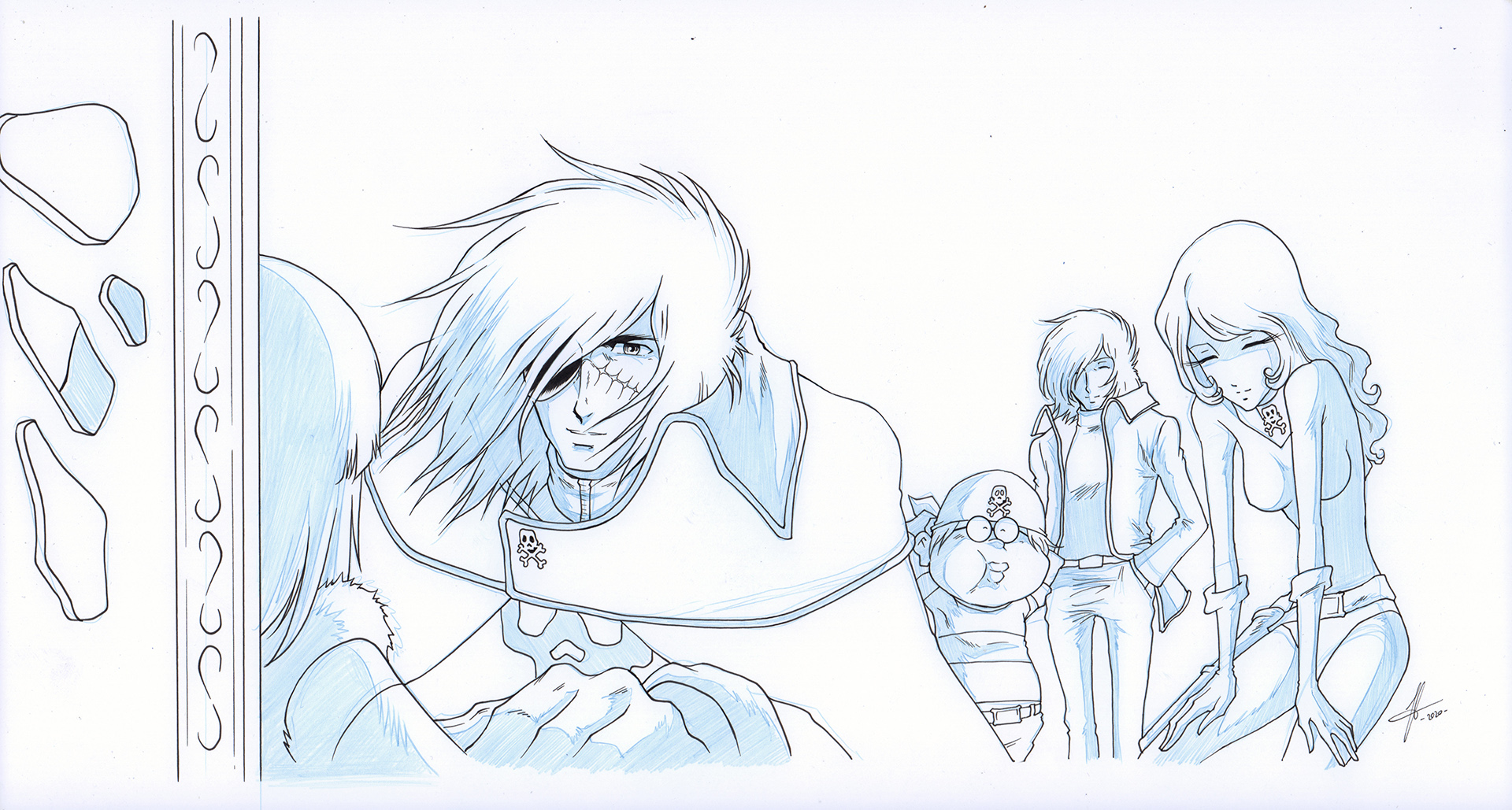 Jérôme ALQUIE — Space Pirate Captain Harlock – Memories of the Arcadia — Issue 3 — Page 7 panel 6