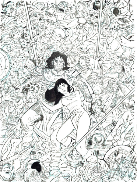 Pierre ALARY | Conan le Cimmérien — Couverture édition N&B — Page 