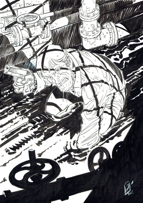 Pierre ALARY — Silas Corey — Illustration #3 - Homage to Wolverine