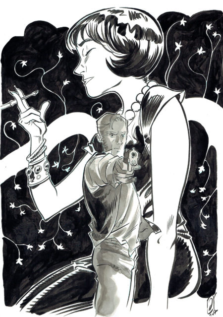 Pierre ALARY | Silas Corey — Illustration n°5 - Silas et Marthe — Page 