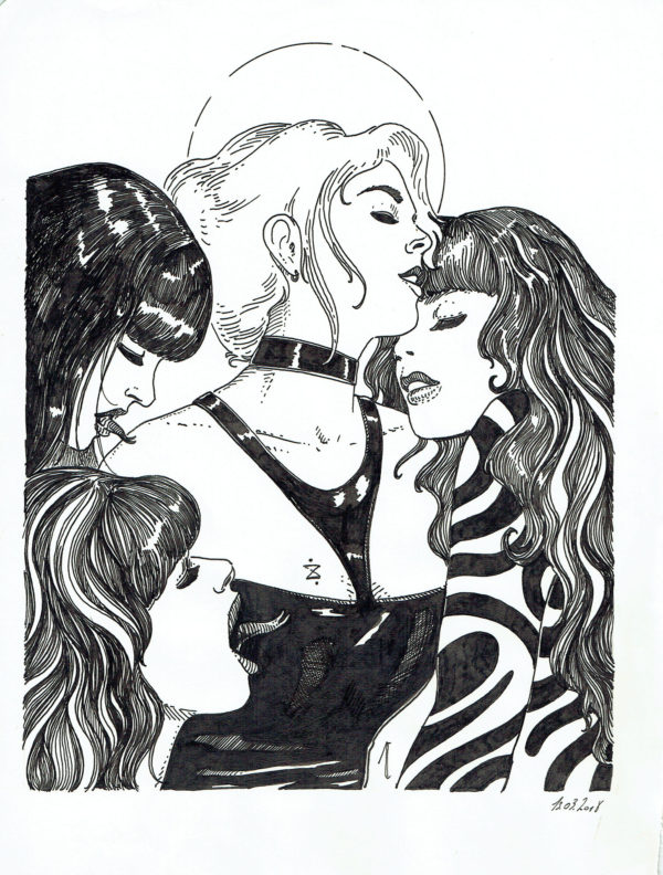 JANEVSKY — Illustration — Madonna #1