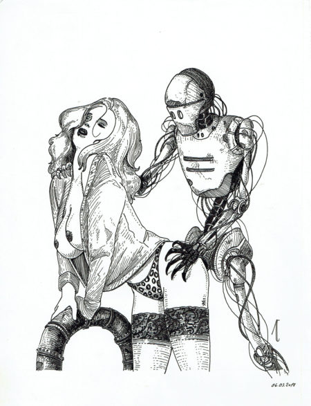  JANEVSKY | Illustration — Robot dream #1 — Page 