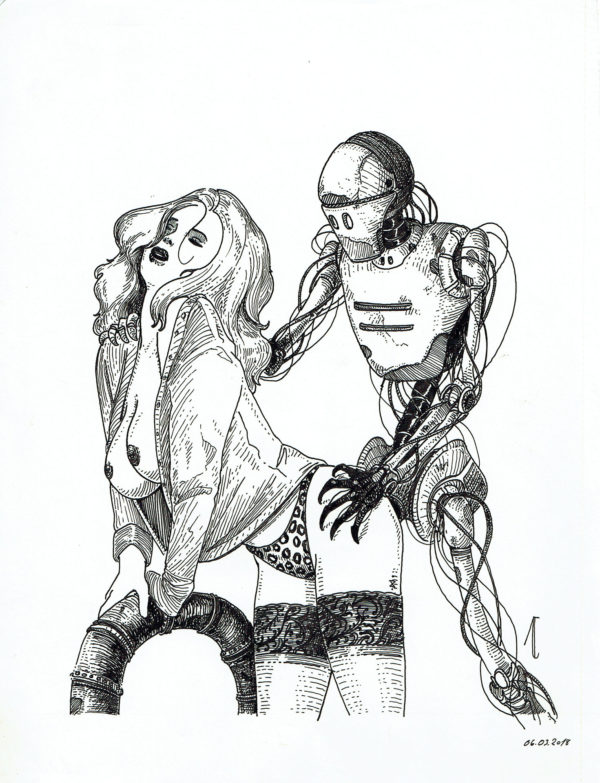 JANEVSKY — Illustration — Robot dream #1