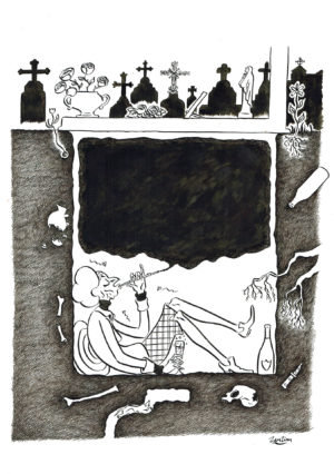 Ma vie posthume  Reprint cover Comic Art