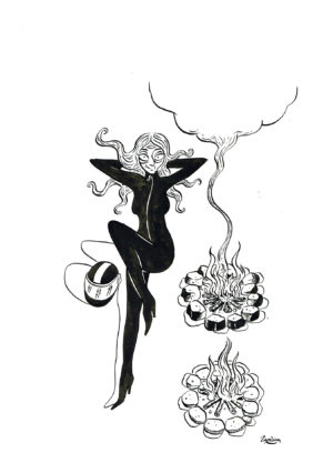 Ma vie posthume  Back cover Comic Art