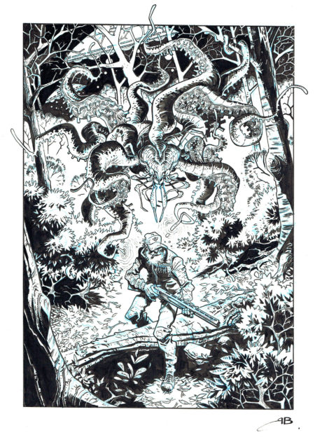 Romain BAUDY | Space Connexion — Illustration chasseur — Page 