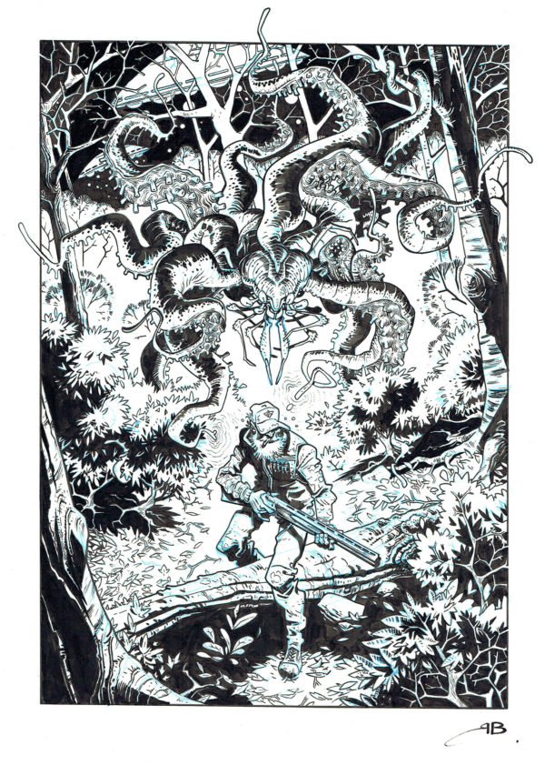 Romain BAUDY — Space Connexion — Illustration chasseur