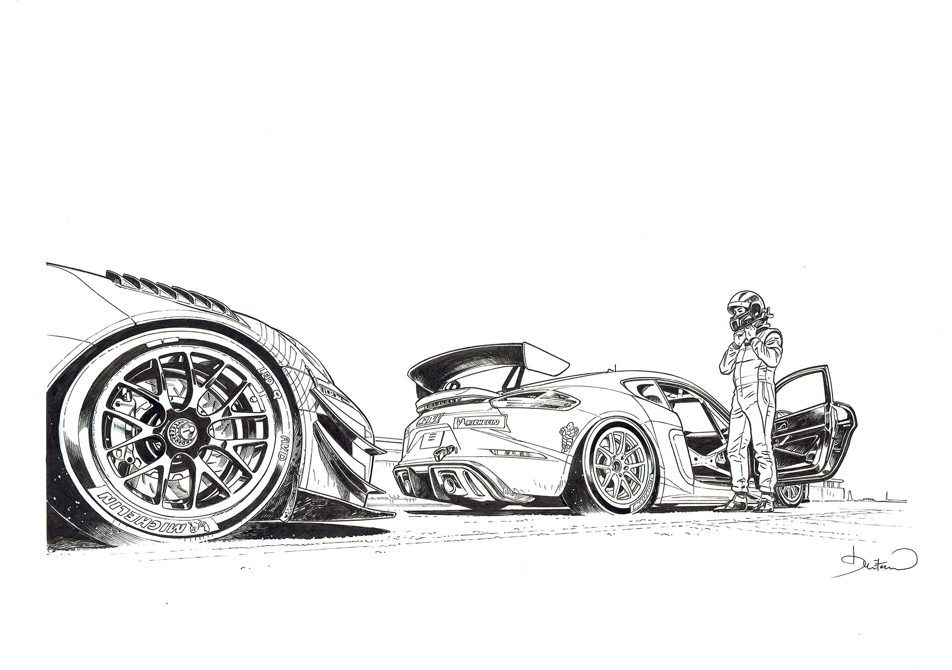 Benjamin BENETEAU | Porsche Club Motorsport France — Illustration - Affiche Ledenon — Page 