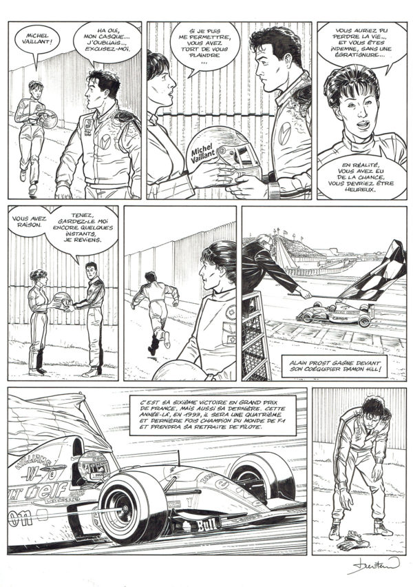Benjamin BENETEAU — Michel Vaillant — Dossier Magny-Cours - Les gants du pilote — Page 7