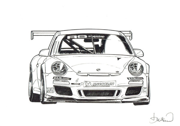 Benjamin BENETEAU — Porsche Club Motorsport France — Illustration trophée n°5 - 997.2 GT3 Cup