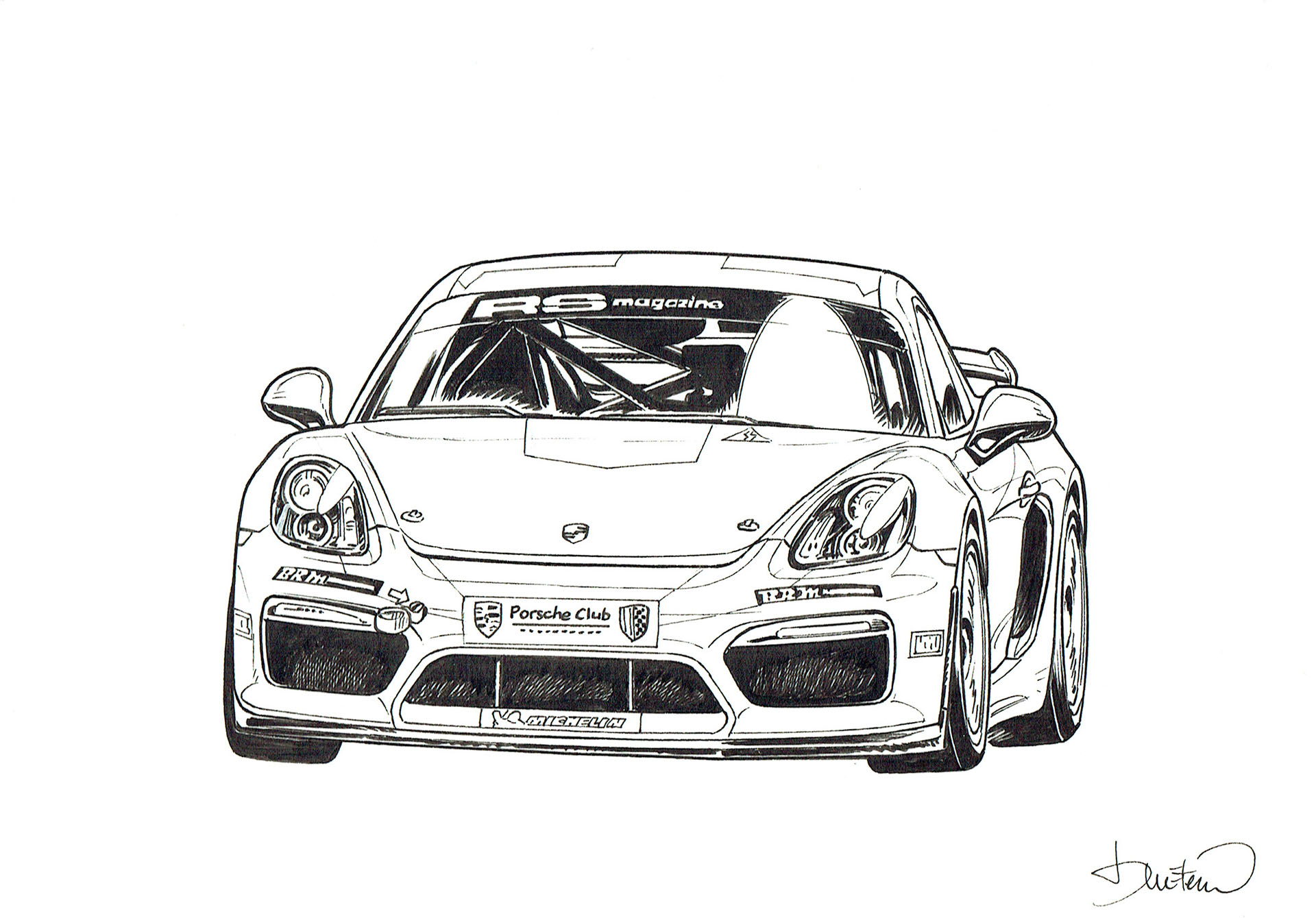 Benjamin BENETEAU | Porsche Club Motorsport France — Illustration trophée n°8 - 981 GT4 — Page 