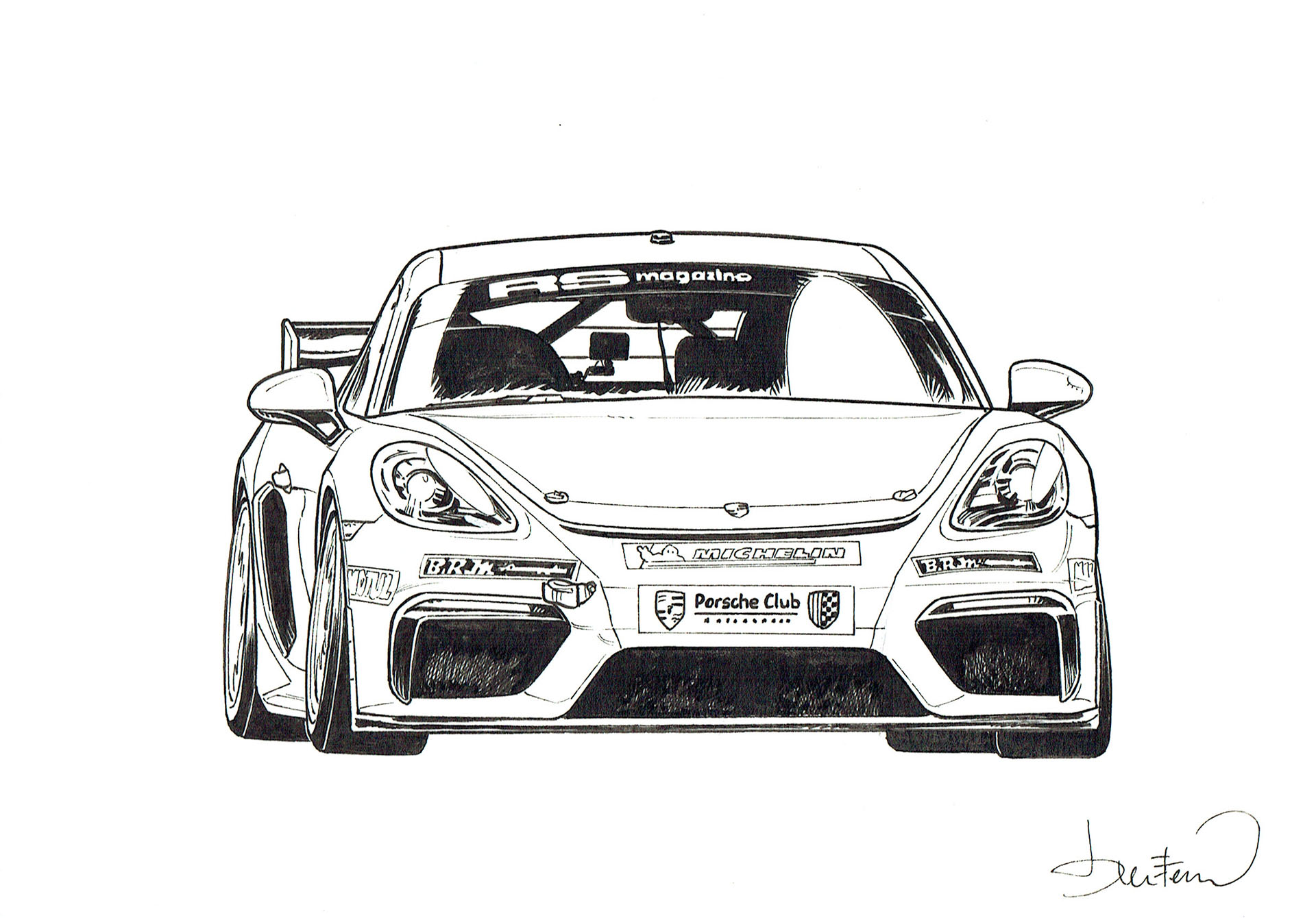 Benjamin BENETEAU | Porsche Club Motorsport France — Illustration trophée n°9 - 718 GT4 — Page 