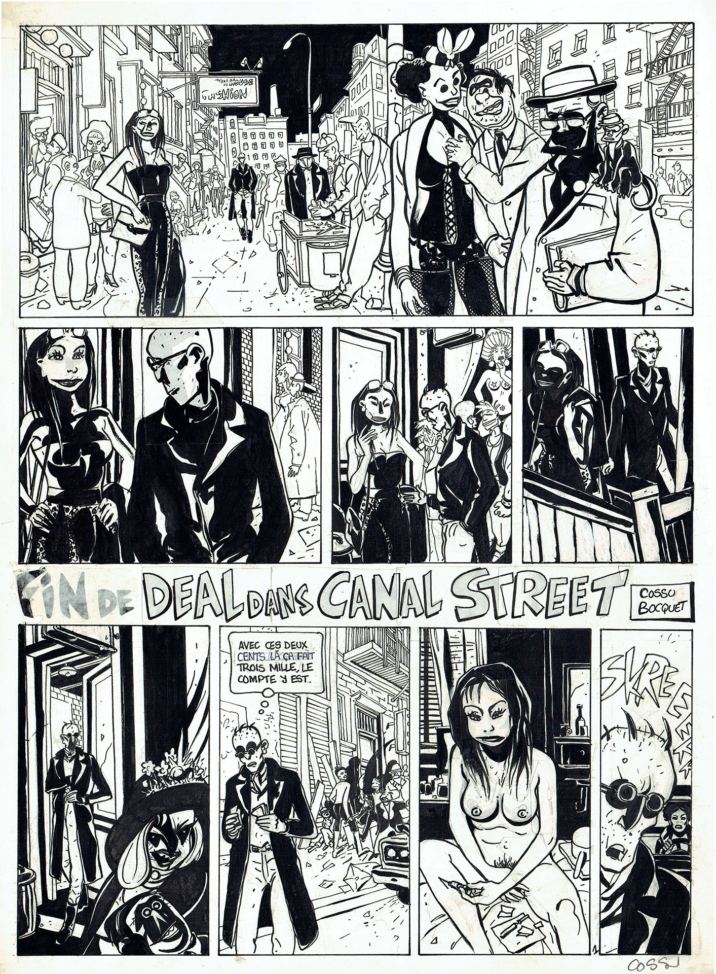 Antonio COSSU — Fin de deal dans Canal street — Métal Aventure n°8 — Page 1 Antonio COSSU — Fin de deal dans Canal street — Métal Aventure n°8 — Page 1