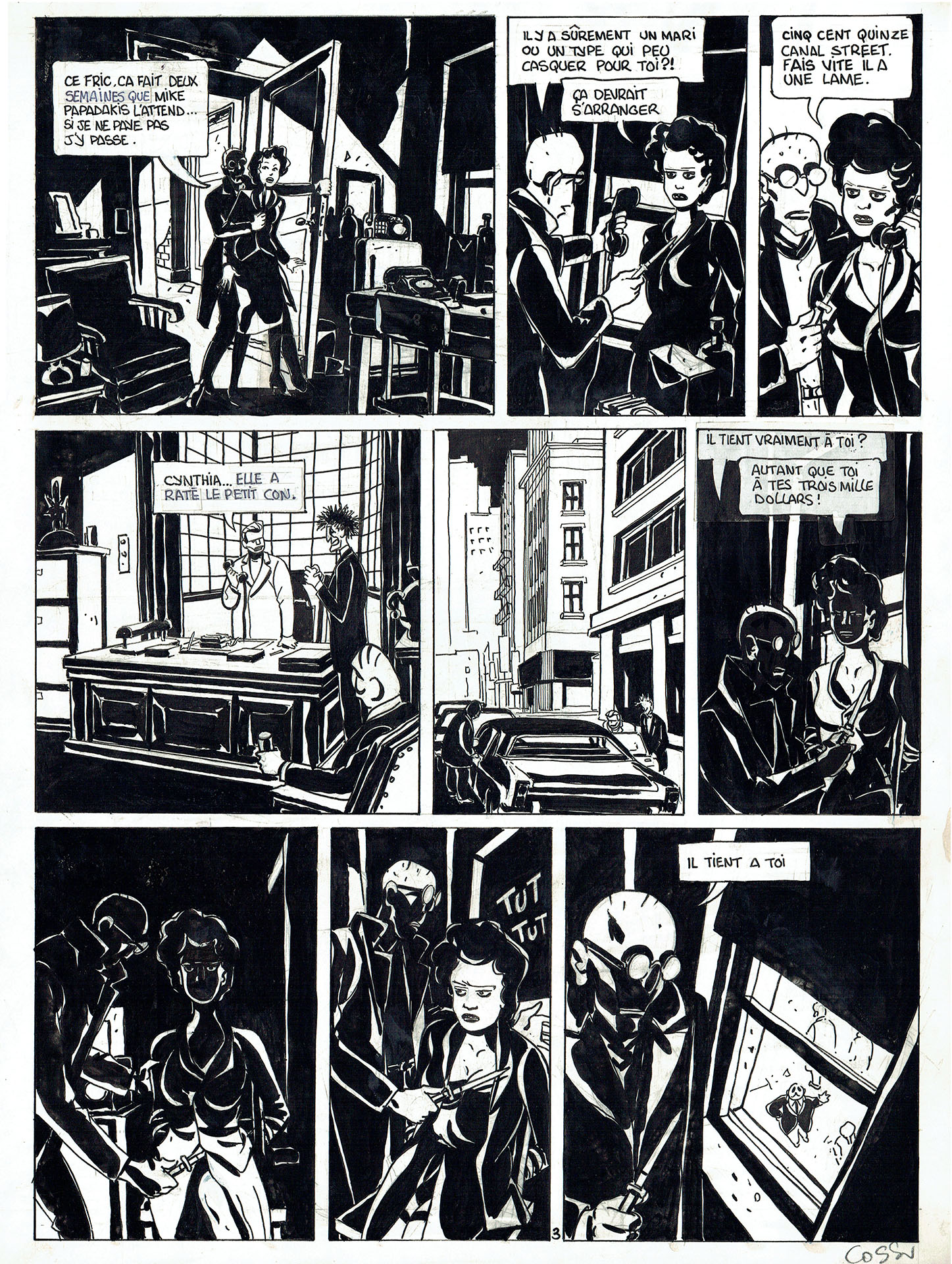 Antonio COSSU — Fin de deal dans Canal street — Métal Aventure n°8 — Page 3