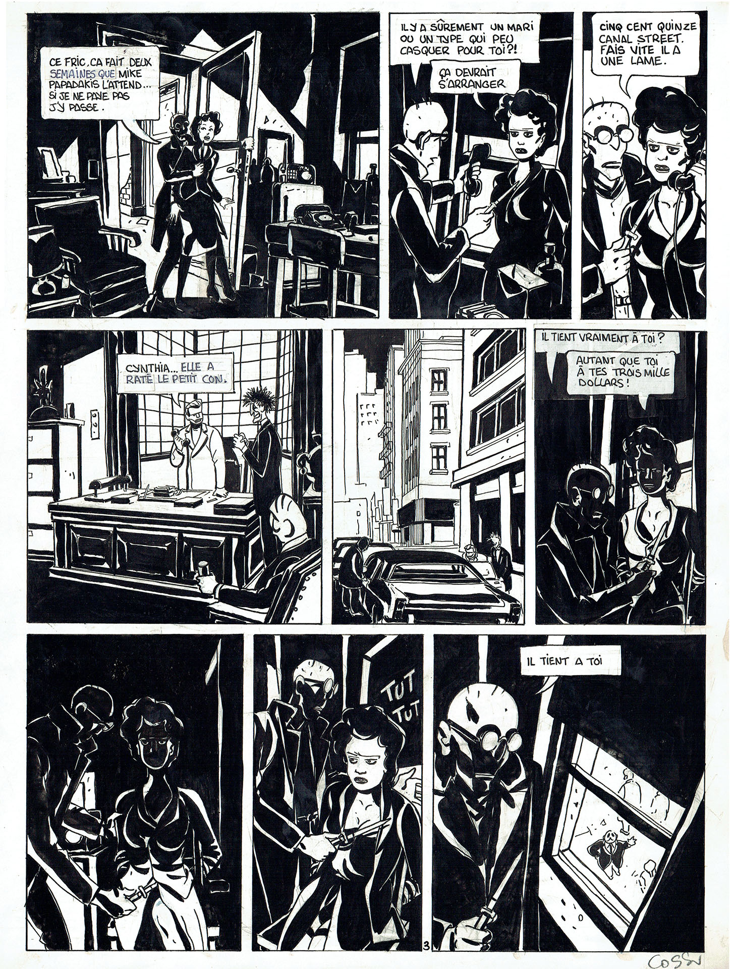 Antonio COSSU | Fin de deal dans Canal street — Métal Aventure n°8 — Page 3